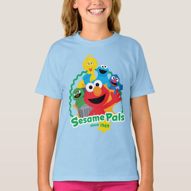 Sesame Street | Sesame Pals Since 1969 T-Shirt (Front)