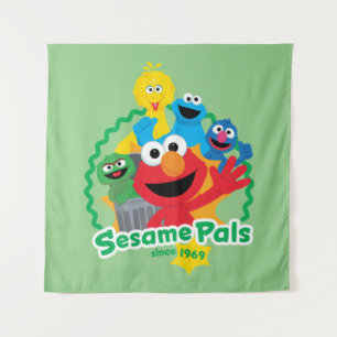Sesame Street   Sesame Pals Since 1969 Tapestry