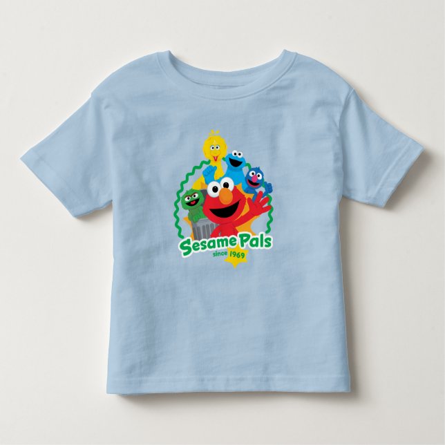 Sesame Street | Sesame Pals Since 1969 Toddler T-Shirt (Front)