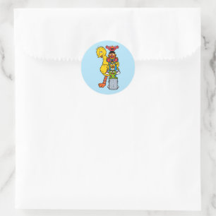 Sesame Street   Sesame Street Pals Pose Classic Round Sticker