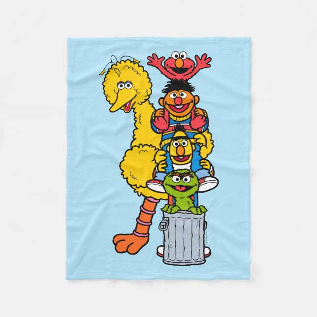 Sesame Street | Sesame Street Pals Pose Fleece Blanket (Front)