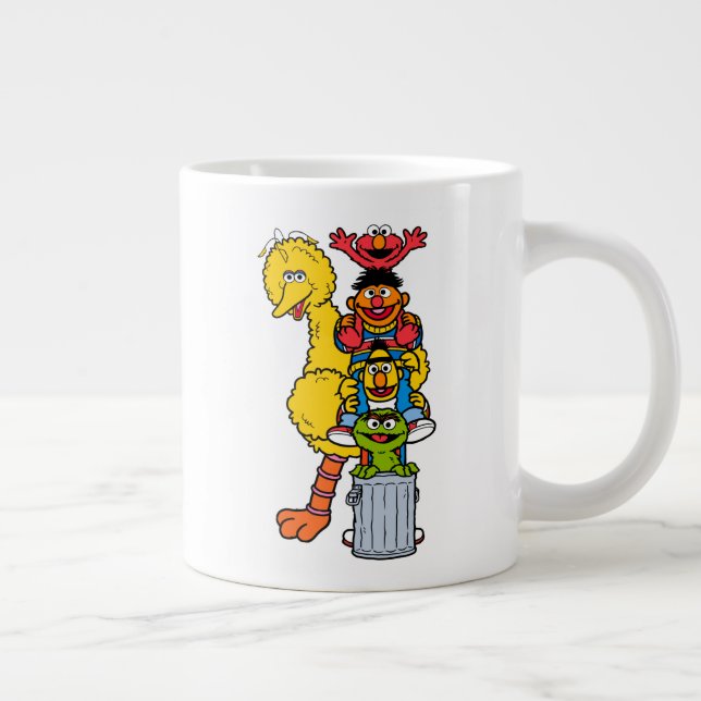 Sesame Street | Sesame Street Pals Pose Large Coffee Mug (Right)