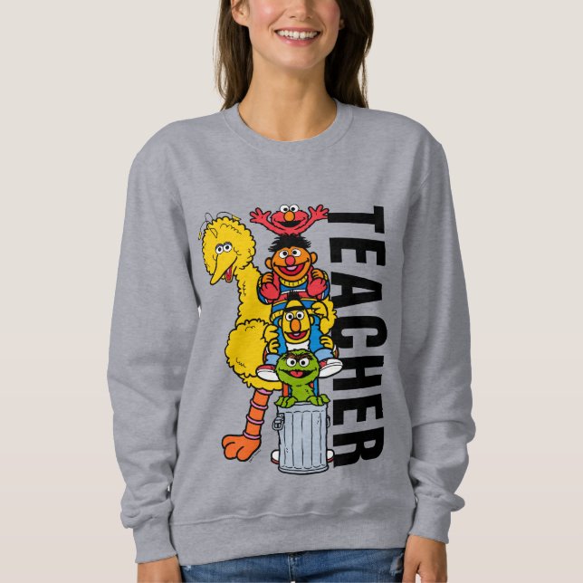 Sesame Street | Sesame Street Pals Teacher Sweatshirt (Front)