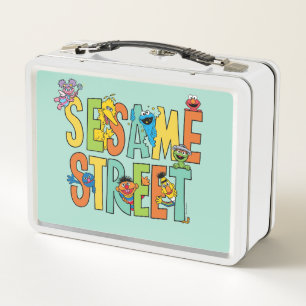 Sesame Street   Sesame Street Type Pals Metal Lunch Box
