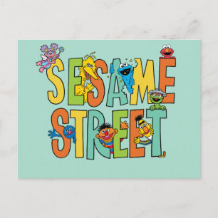 Sesame Street   Sesame Street Type Pals Postcard