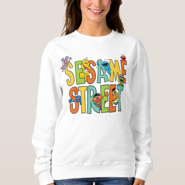 Sesame Street | Sesame Street Type Pals Sweatshirt (Front)