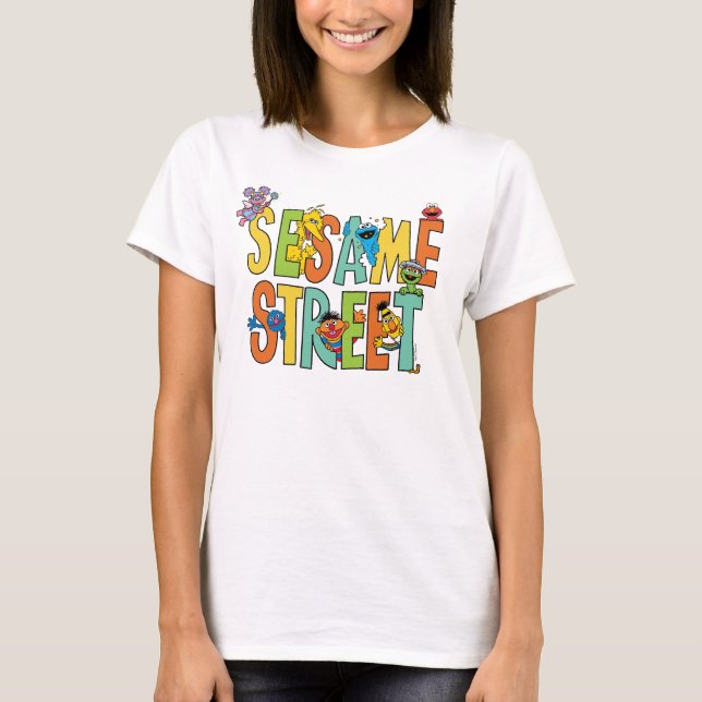 Sesame Street | Sesame Street Type Pals T-Shirt (Front)