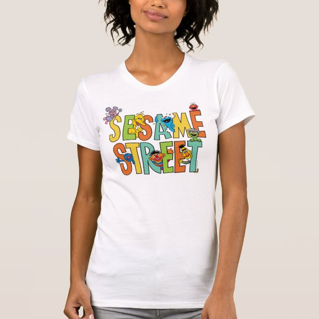 Sesame Street | Sesame Street Type Pals T-Shirt (Front)
