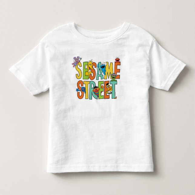 Sesame Street | Sesame Street Type Pals Toddler T-Shirt (Front)