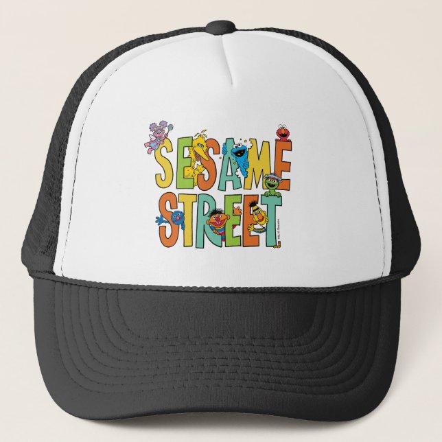 Sesame Street | Sesame Street Type Pals Trucker Hat (Front)