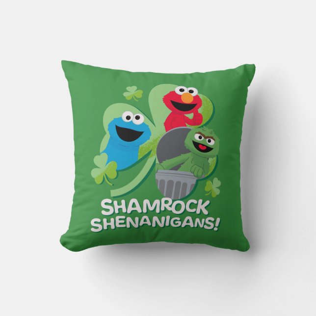 Sesame Street | Shamrock Shenanigans! Cushion (Front)