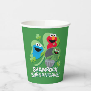 Sesame Street   Shamrock Shenanigans! Paper Cups