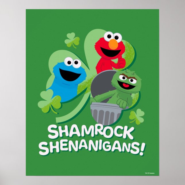 Sesame Street | Shamrock Shenanigans! Poster (Front)