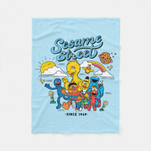 Sesame Street   Since 1969 Fleece Blanket