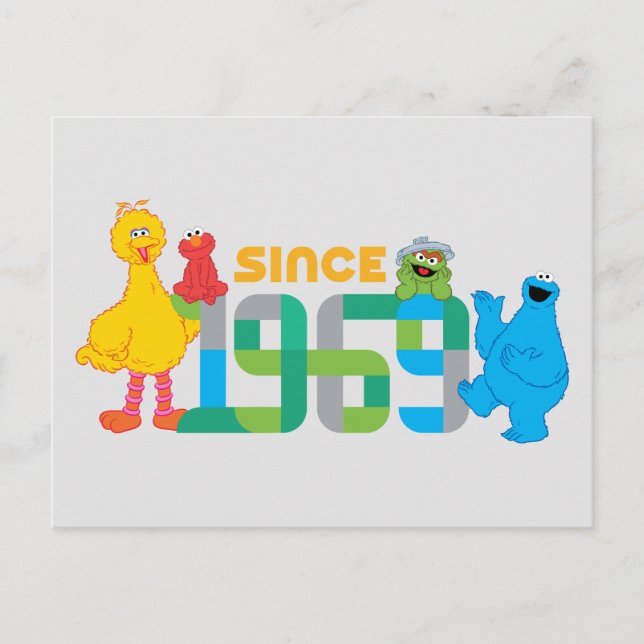 Sesame Street | Since 1969 Postcard (Front)