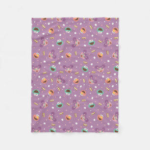 Sesame Street   S'mores Pattern Fleece Blanket