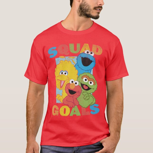 Sesame Street Squad Goals vintage T-Shirt (Front)