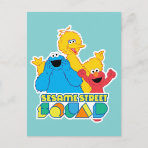 Sesame Street Squad Postcard