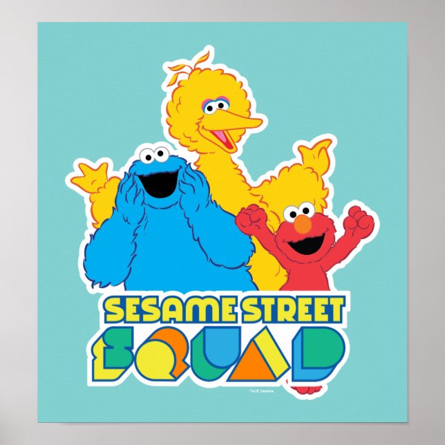 Sesame Street Squad Poster (Front)
