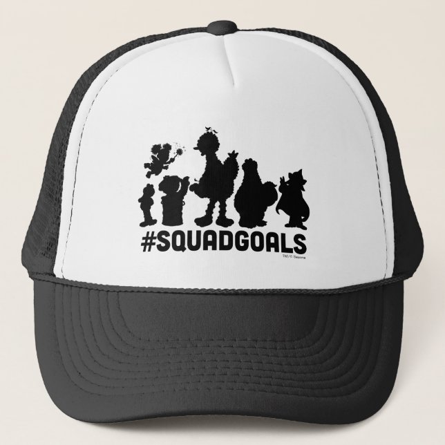 Sesame Street - #SquadGoals Trucker Hat (Front)