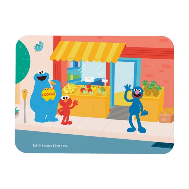 Sesame Street | Street Scene Magnet (Horizontal)