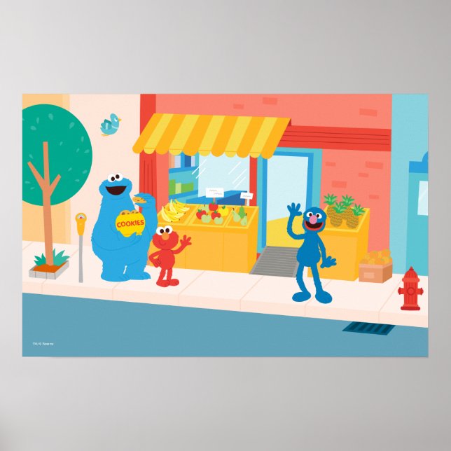 Sesame Street | Street Scene Poster (Front)