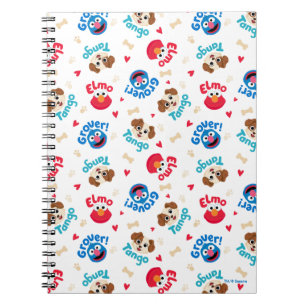 Sesame Street Tango, Elmo, & Grover Pattern Notebook