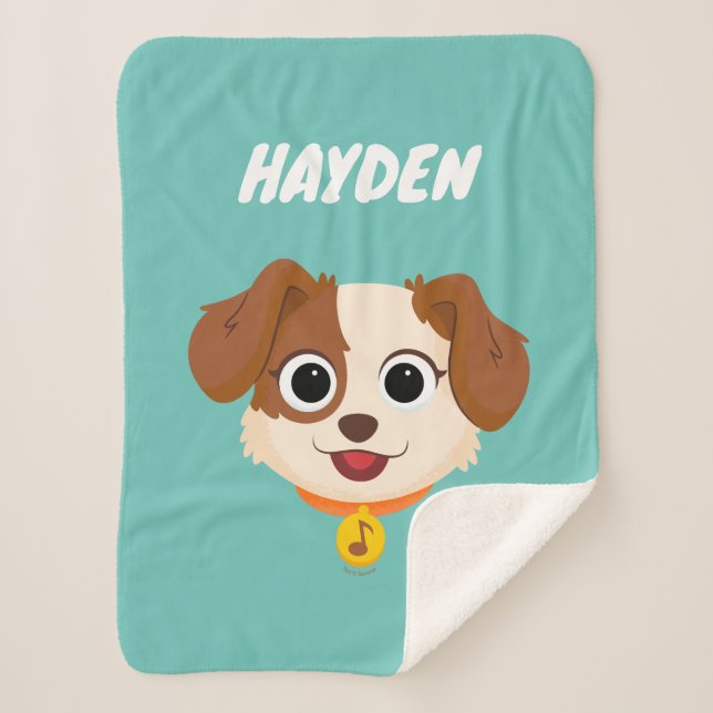 Sesame Street | Tango Face | Add Your Name Sherpa Blanket (Front)