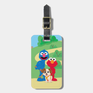 Sesame Street Tango With Grover & Elmo Luggage Tag