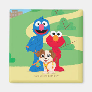 Sesame Street   Tango With Grover & Elmo Magnet