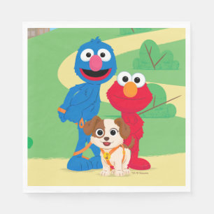 Sesame Street   Tango With Grover & Elmo Napkin