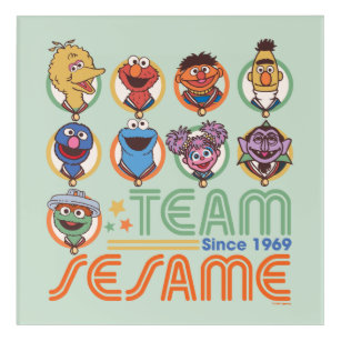 Sesame Street   Team Sesame Since 1969 Acrylic Print