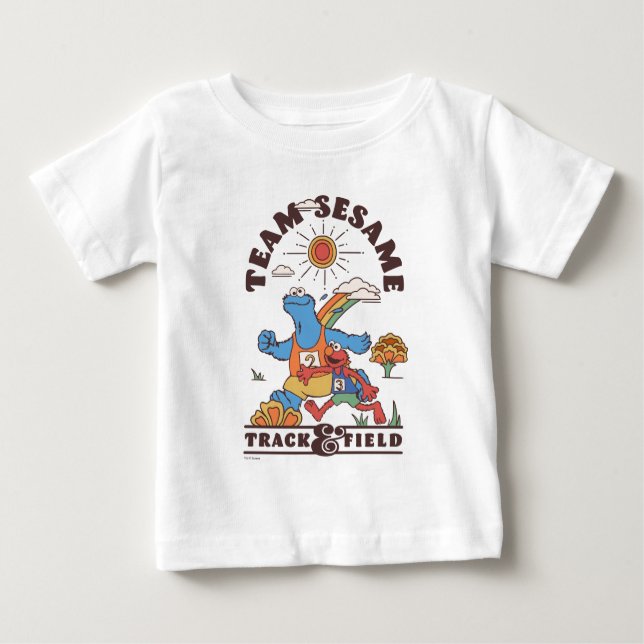 Sesame Street | Team Sesame Track & Field Baby T-Shirt (Front)