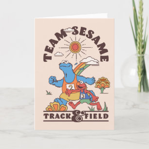 Sesame Street   Team Sesame Track & Field Holiday Card