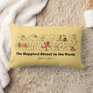 Sesame Street   The Happiest Street in the World Lumbar Cushion