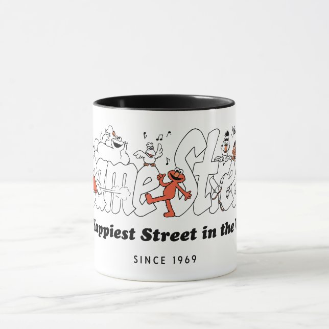 Sesame Street | The Happiest Street in the World Mug (Center)