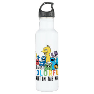 Sesame Street   The Most Colourful Street 710 Ml Water Bottle