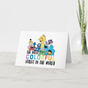 Sesame Street   The Most Colourful Street Card