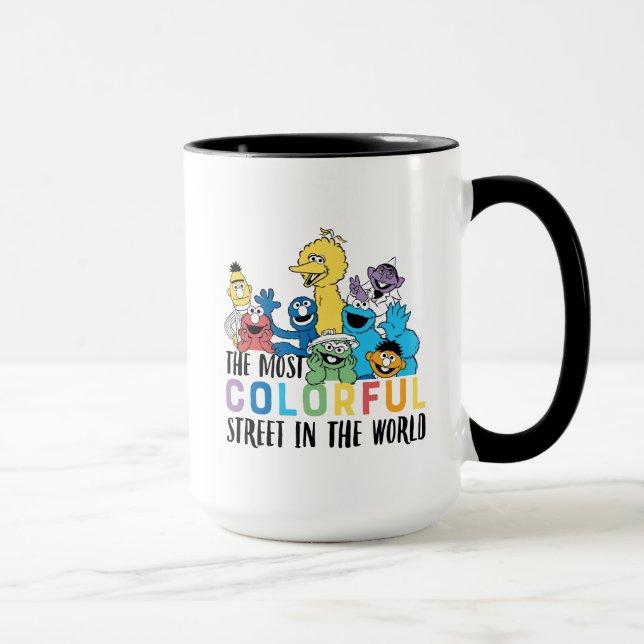 Sesame Street | The Most Colourful Street Mug (Right)