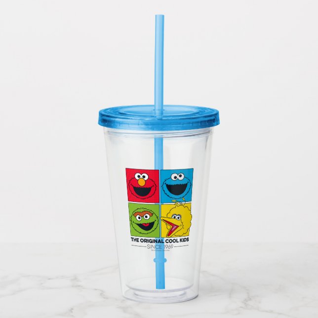 Sesame Street | The Original Cool Kids Acrylic Tumbler (Front)