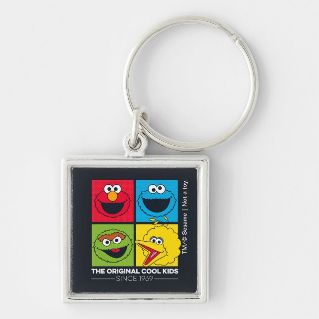 Sesame Street | The Original Cool Kids Key Ring (Front)