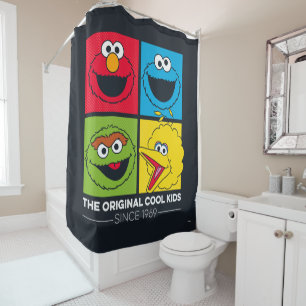 Sesame Street   The Original Cool Kids Shower Curtain