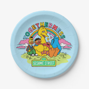 Sesame Street Togetherness Paper Plate