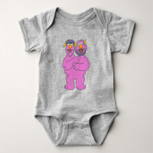 Sesame Street Two-Headed Monster Baby Bodysuit