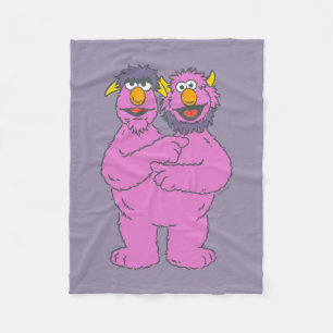 Sesame Street Two-Headed Monster Fleece Blanket