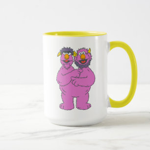 Sesame Street Two-Headed Monster Mug