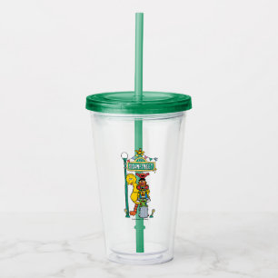 Sesame Street   Under the Sesame Street Sign Acrylic Tumbler