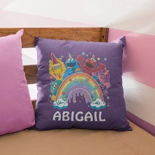 Sesame Street Unicorn Rainbow Cushion