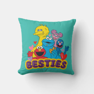 Sesame Street Valentine Besties Cushion
