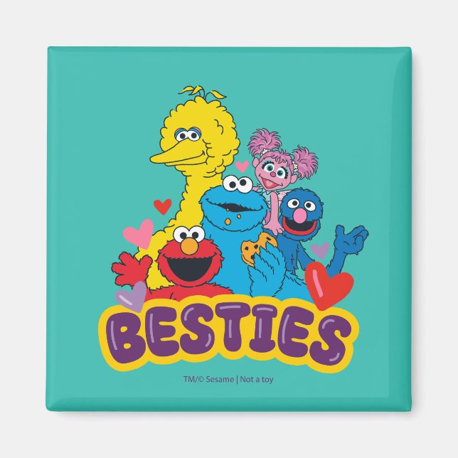 Sesame Street Valentine Besties Magnet (Front)